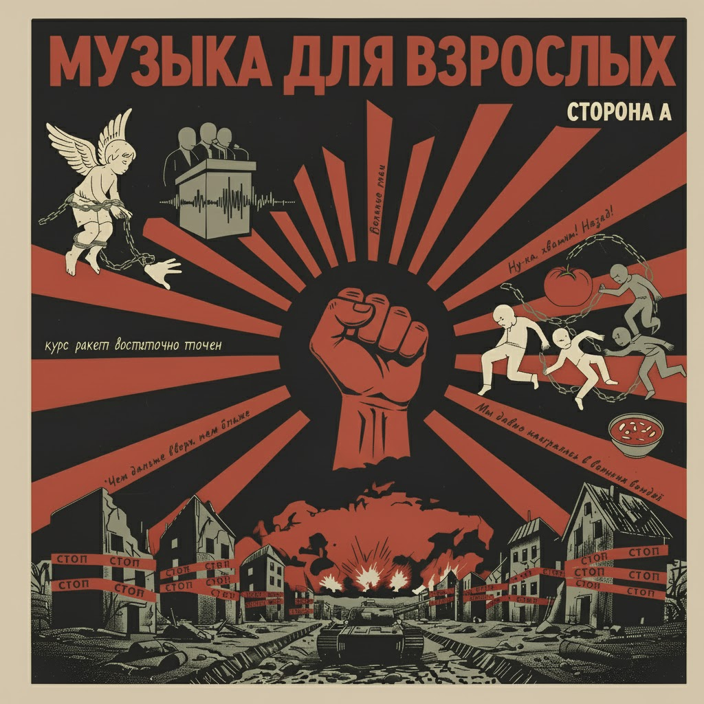 Альбом Музыка для взрослых - Сторона А: О человеке и государстве, Группа НАТЕ!